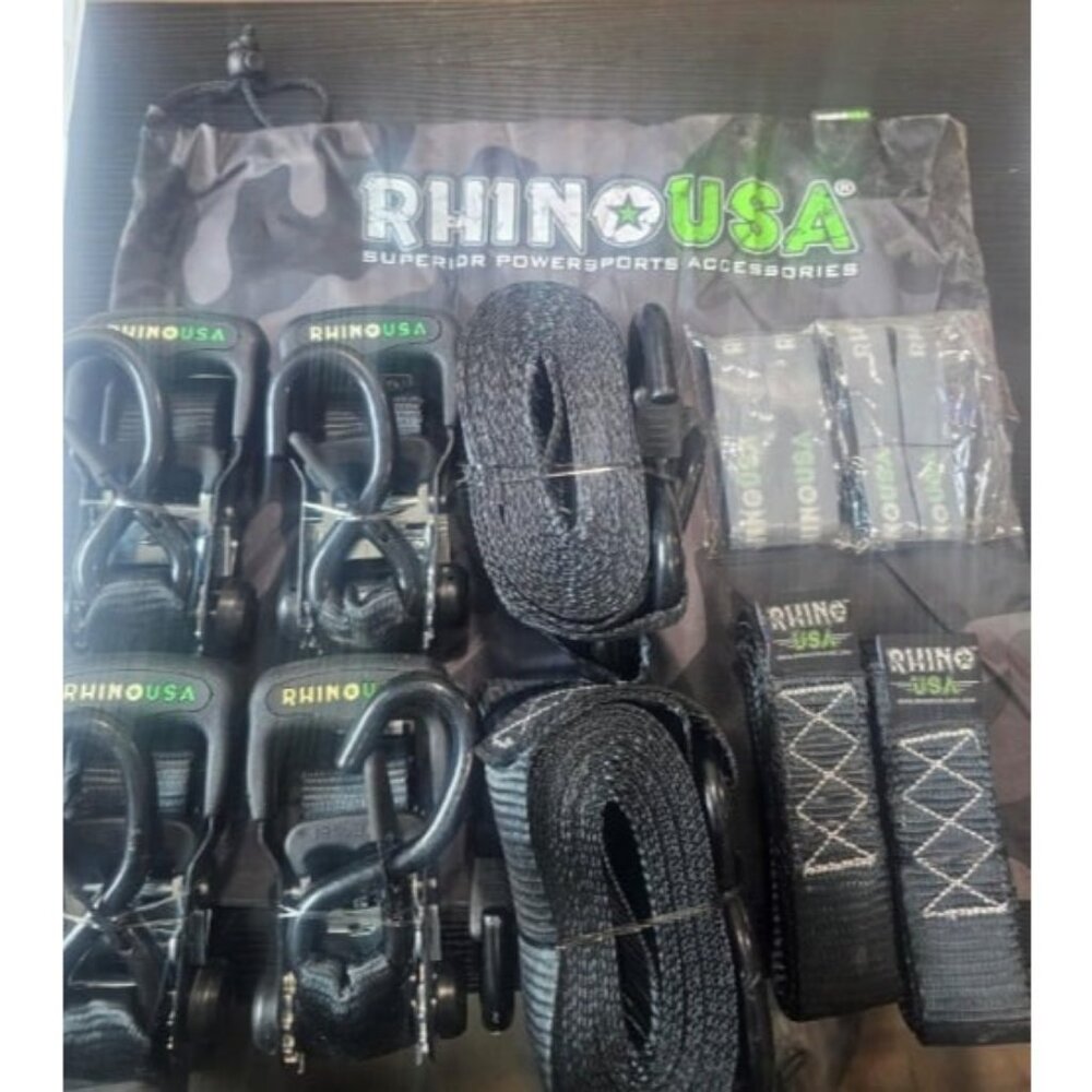Ratchet Straps Tie Down Kit for ATV, 5,208 Break Strength